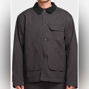 Nike Life Flannel-Lined Barn Coat Anthracite Men's MEDIUM NWT